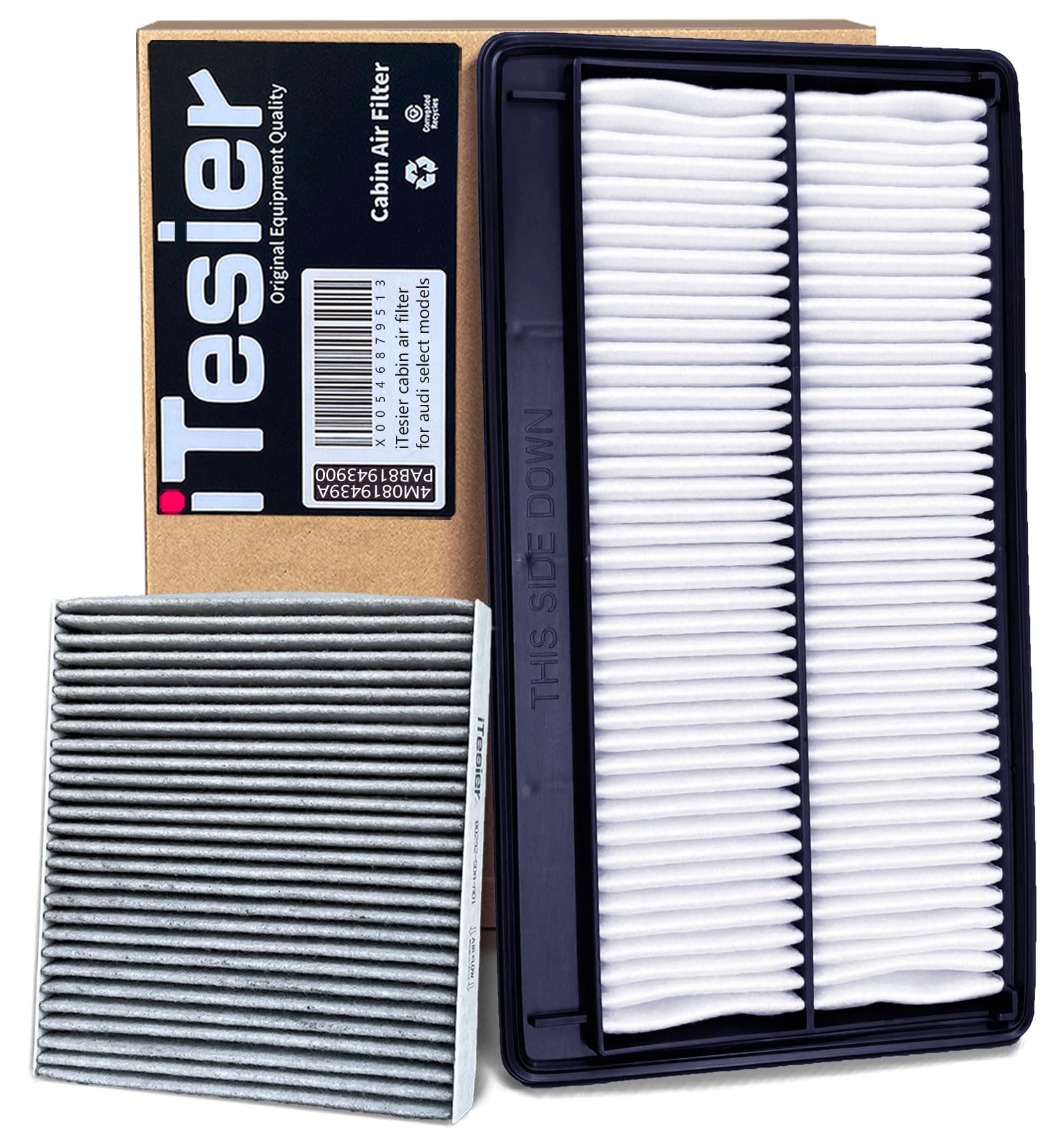 ITESIER Pilot 3.5L engine cabin filter kit cover enhances odor control and performance