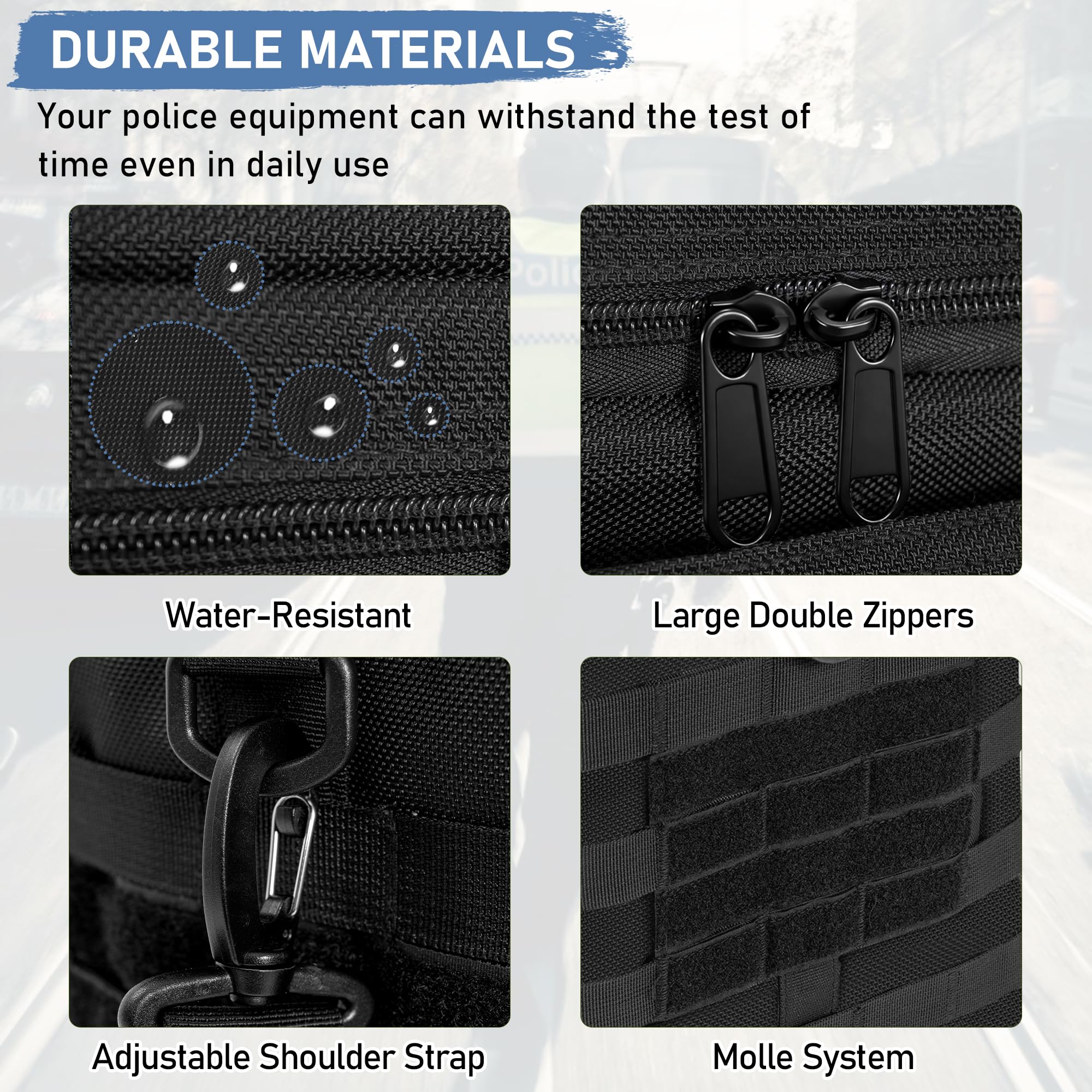 ITHWIU Patrol Bag removable shoulder strap for versatile carry.
