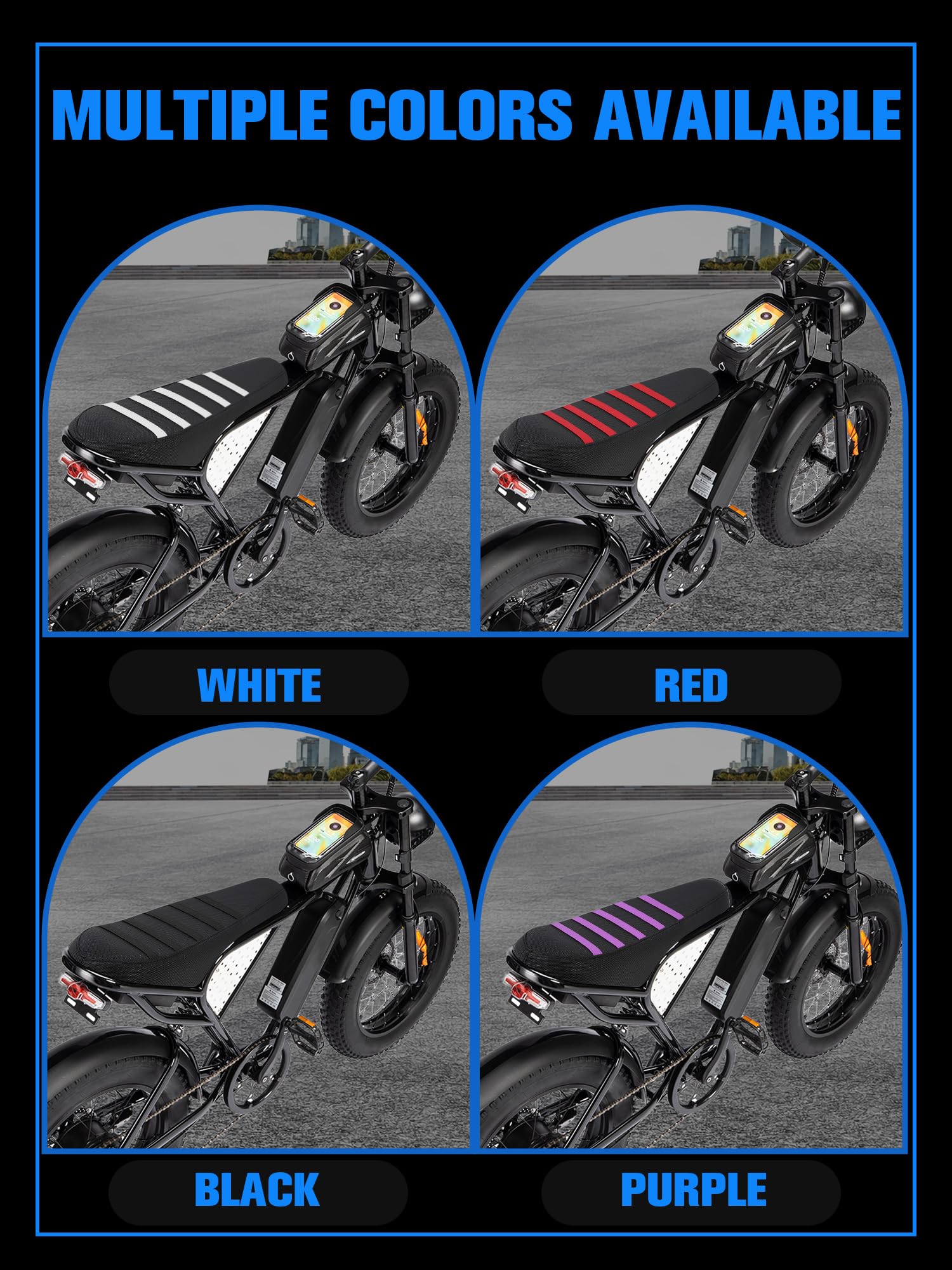 IUVWISN slip-resistant surface improves grip during fast turns.