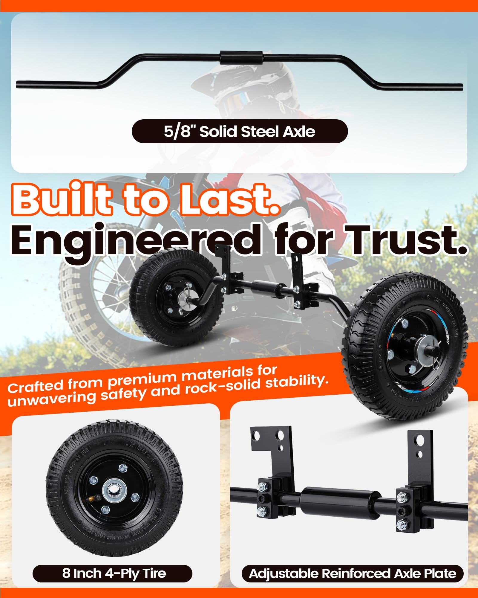 IUVWISN adjustable height mechanism shown during rider growth and balance improvement.