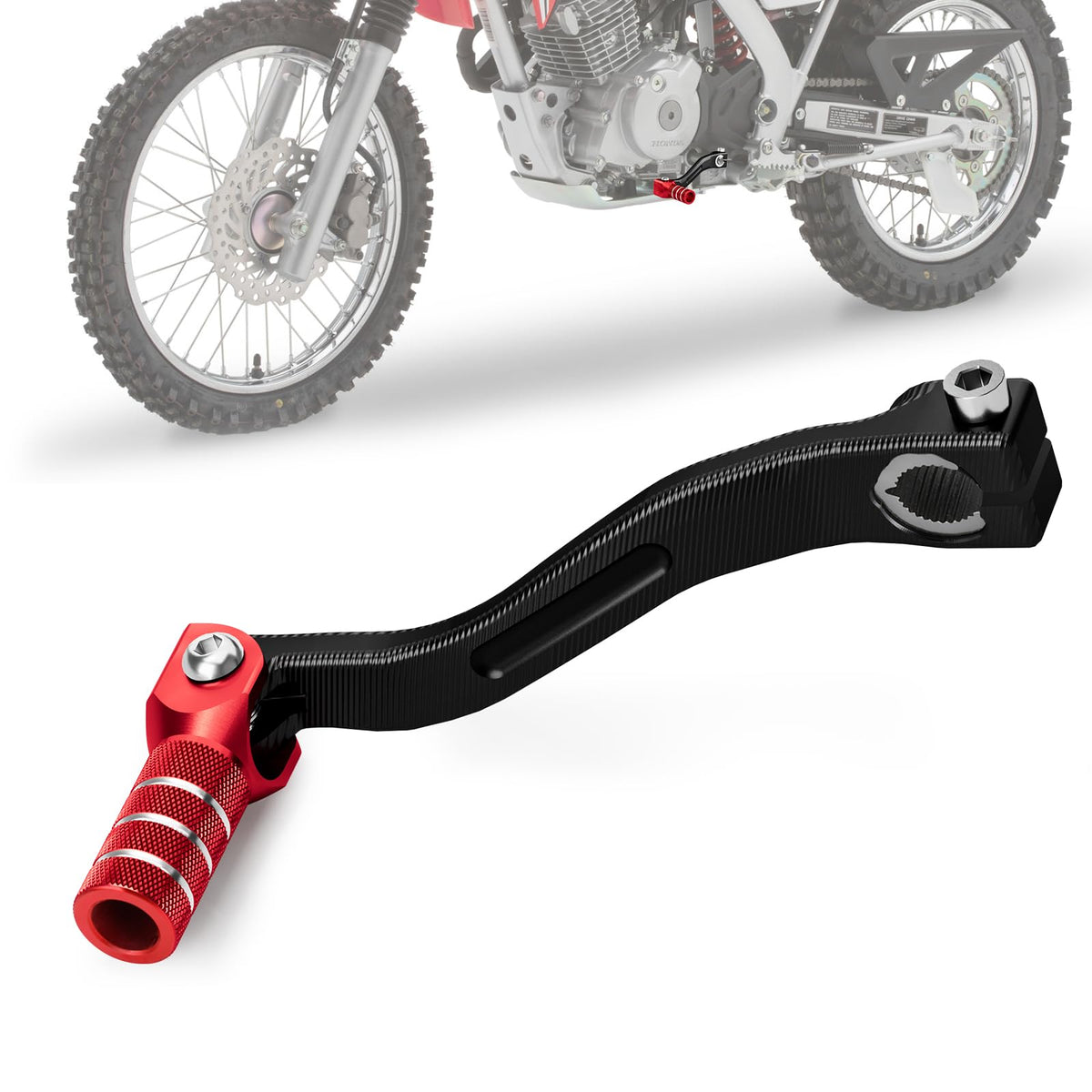 IUVWISN folding-tip gear shift lever for CRF125F enhances crash resilience