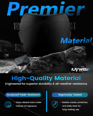 Durable PP material of IUVWISN front plate resists weather and wear.
