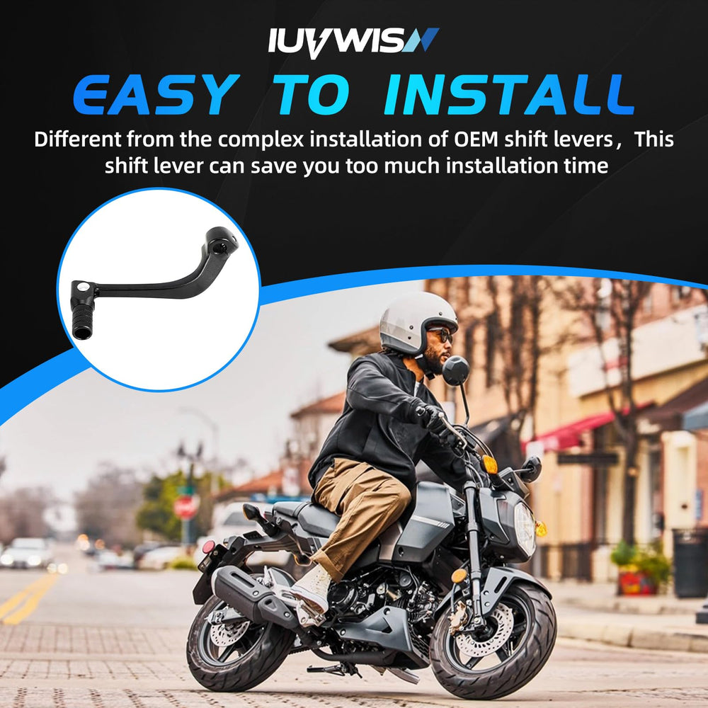 IUVWISN-easy-install-gear-shift-lever simplifies mounting for quick upgrades.