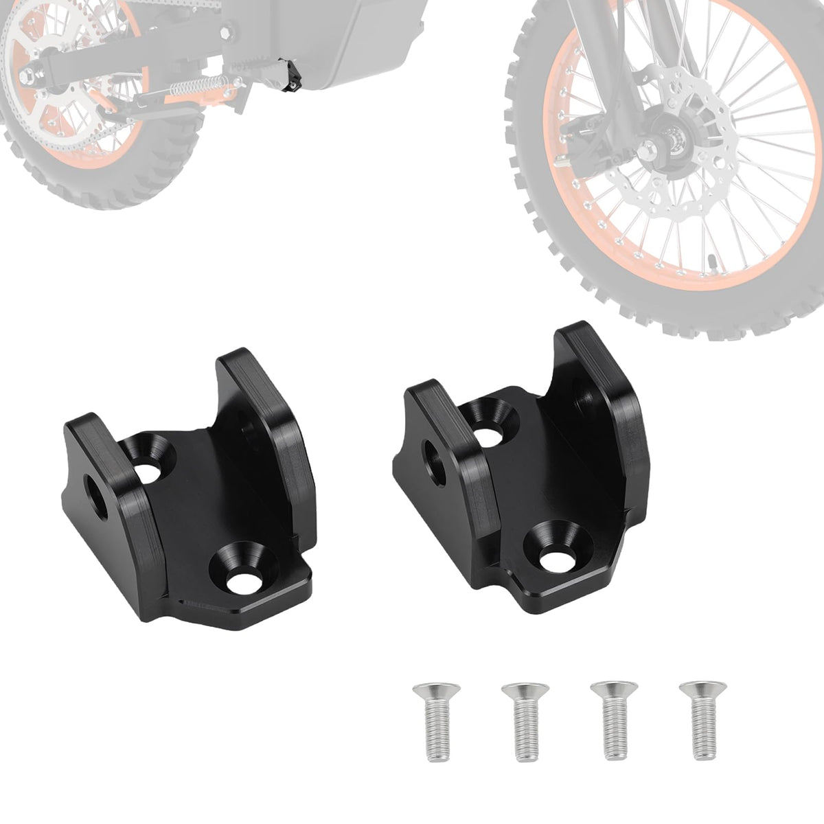 IUVWISN foot pegs bracket on Tuttio Soleil 01, side view, stable mounting.