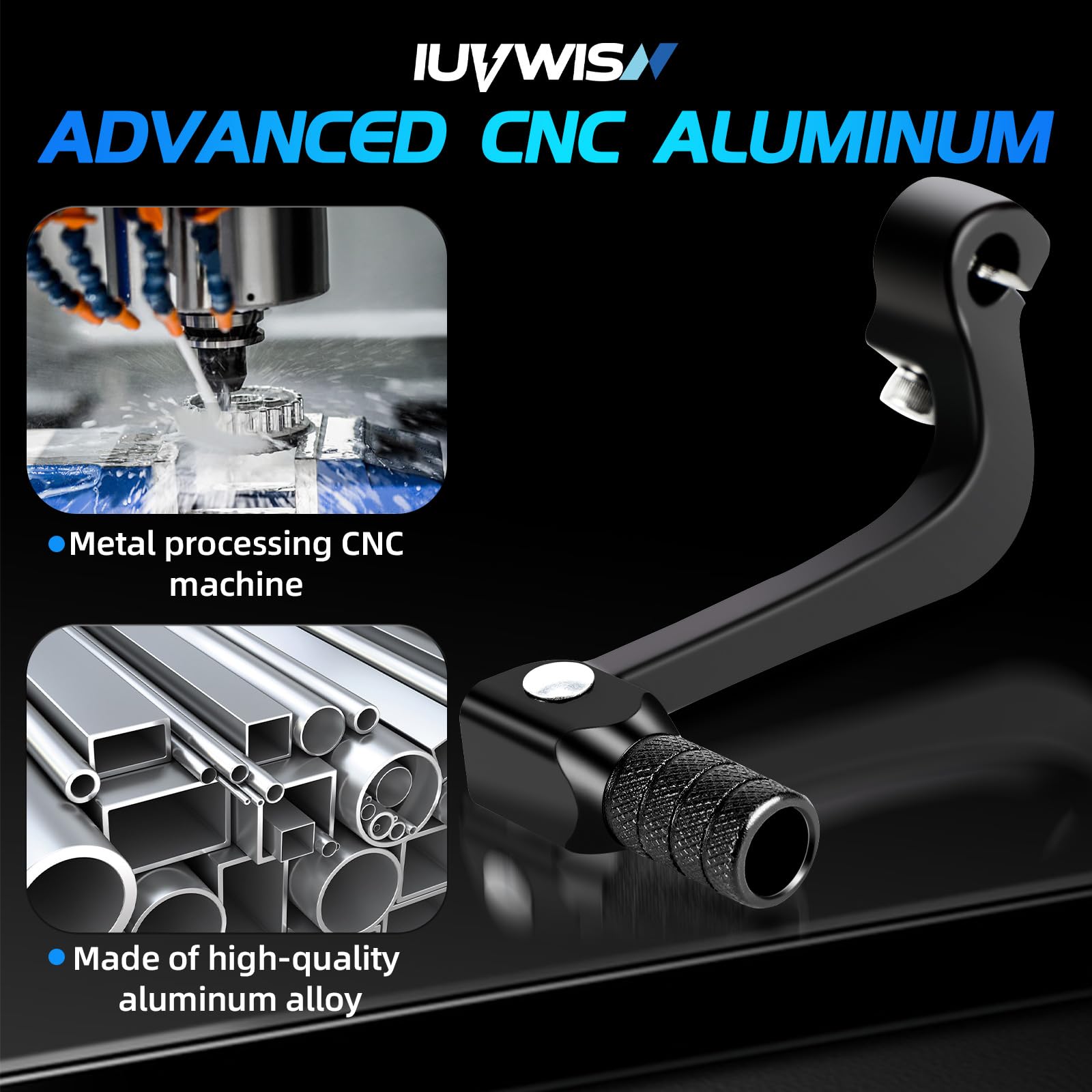 IUVWISN lightweight-gear-shift-lever for MSX125, reduces fatigue.