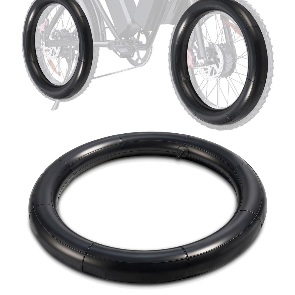 IUVWISN eBike inner tube 20x4-0 front view for quick compatibility check