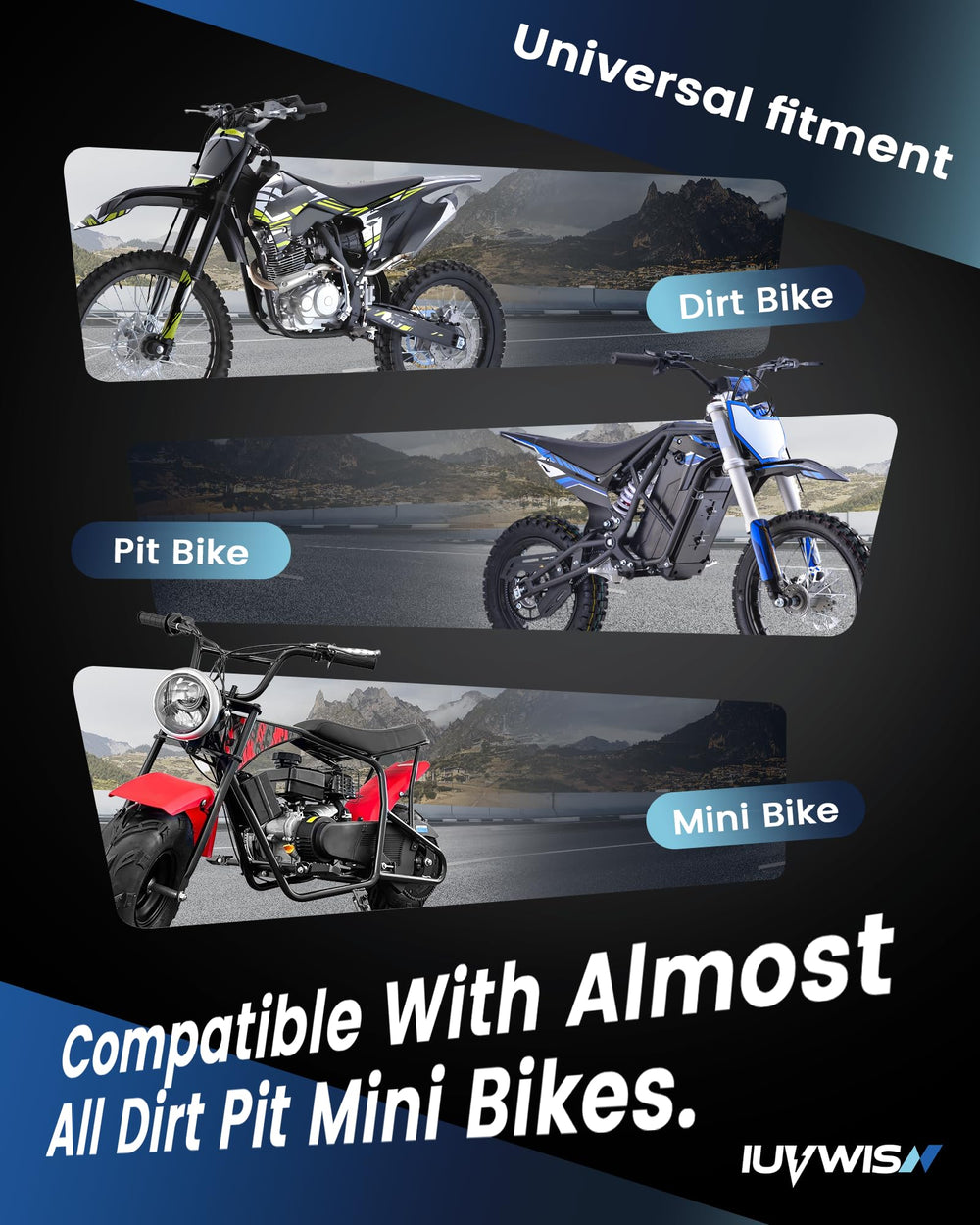 IUVWISN color-matched cable, complements bike styling while keeping performance consistent.
