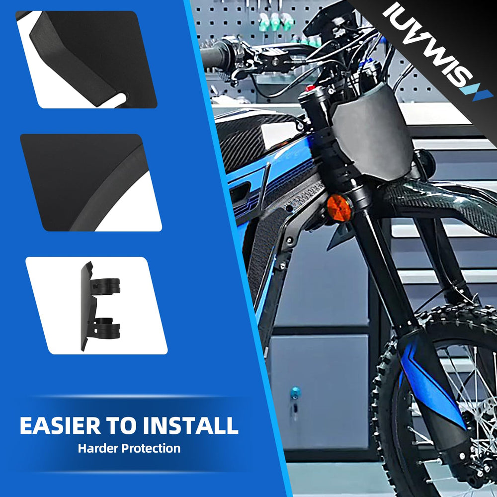 IUVWISN durable front license plate for long-lasting dirt bike protection.
