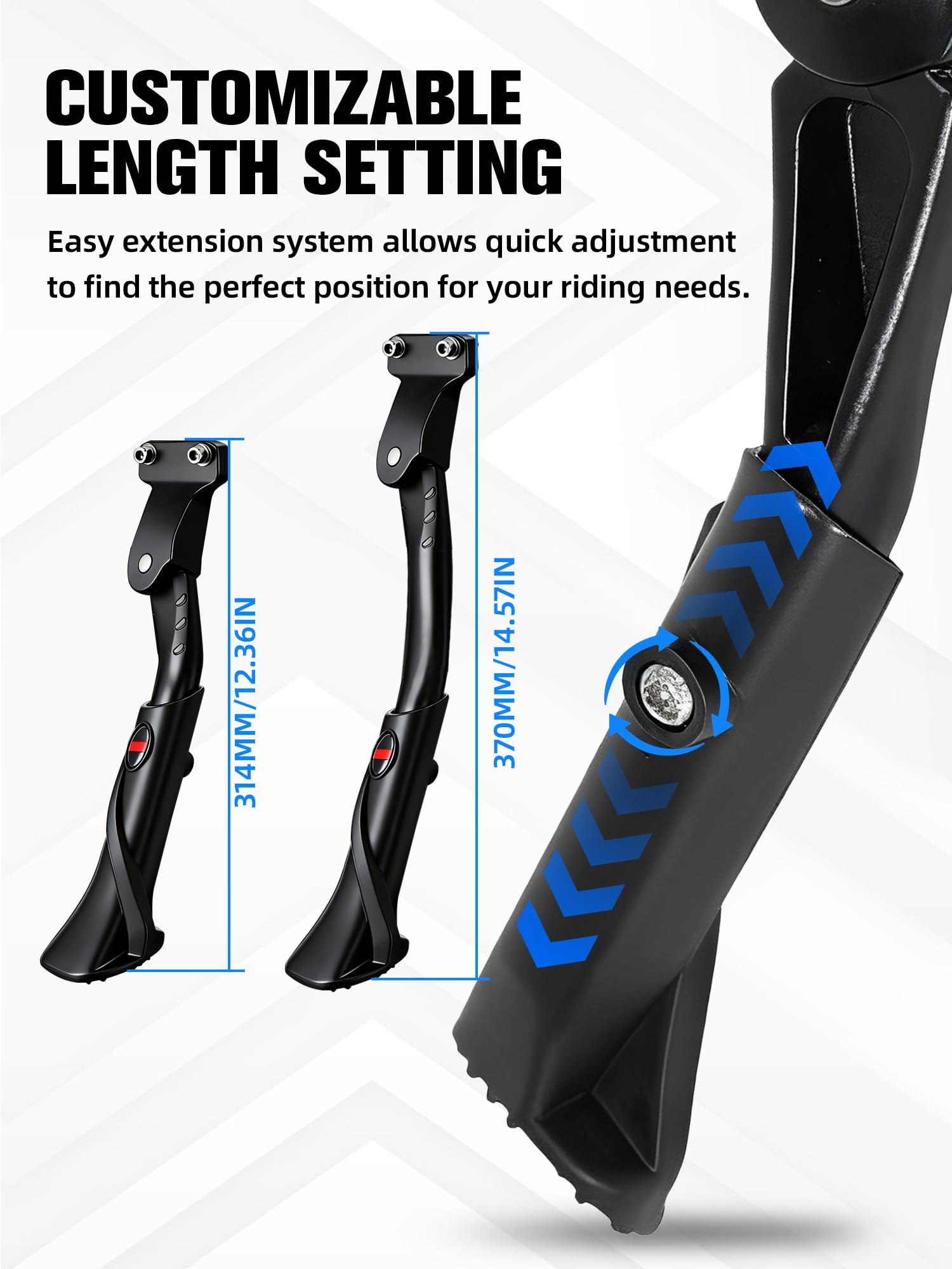 IUVWISN kickstand on Ridstar Q20 Lite featuring non-slip base
