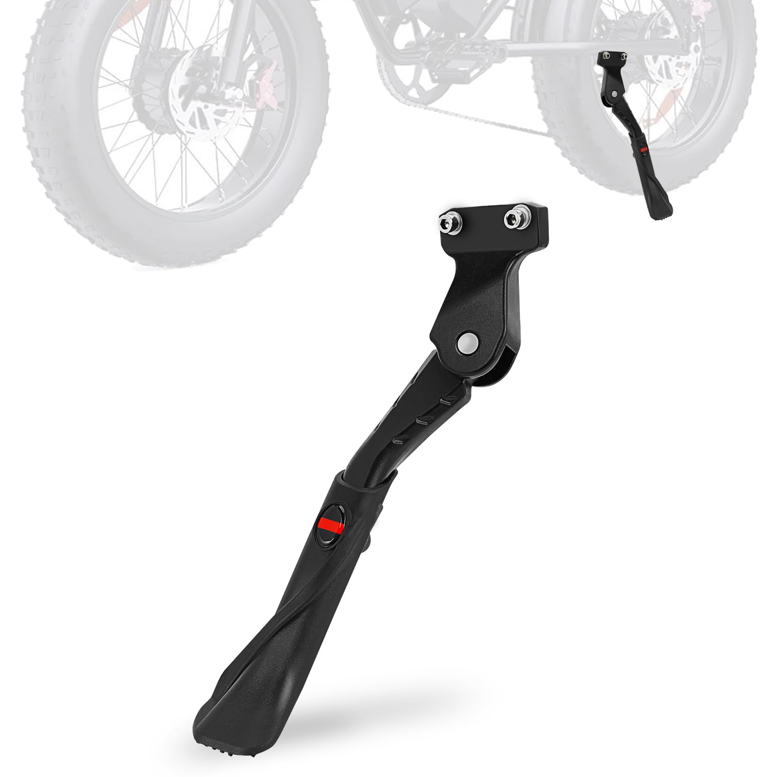 IUVWISN eBike kickstand on Ridstar Q20 for stable parking and quick pauses