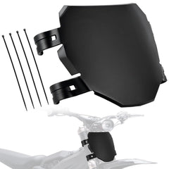 IUVWISN front number plate for electric dirt bikes enhances fit and look.