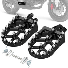 IUVWISN MX style foot pegs for GROM install enhance grip and styling
