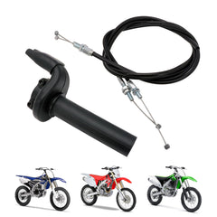 IUVWISN throttle assembly with universal fit for multiple dirt bike models.