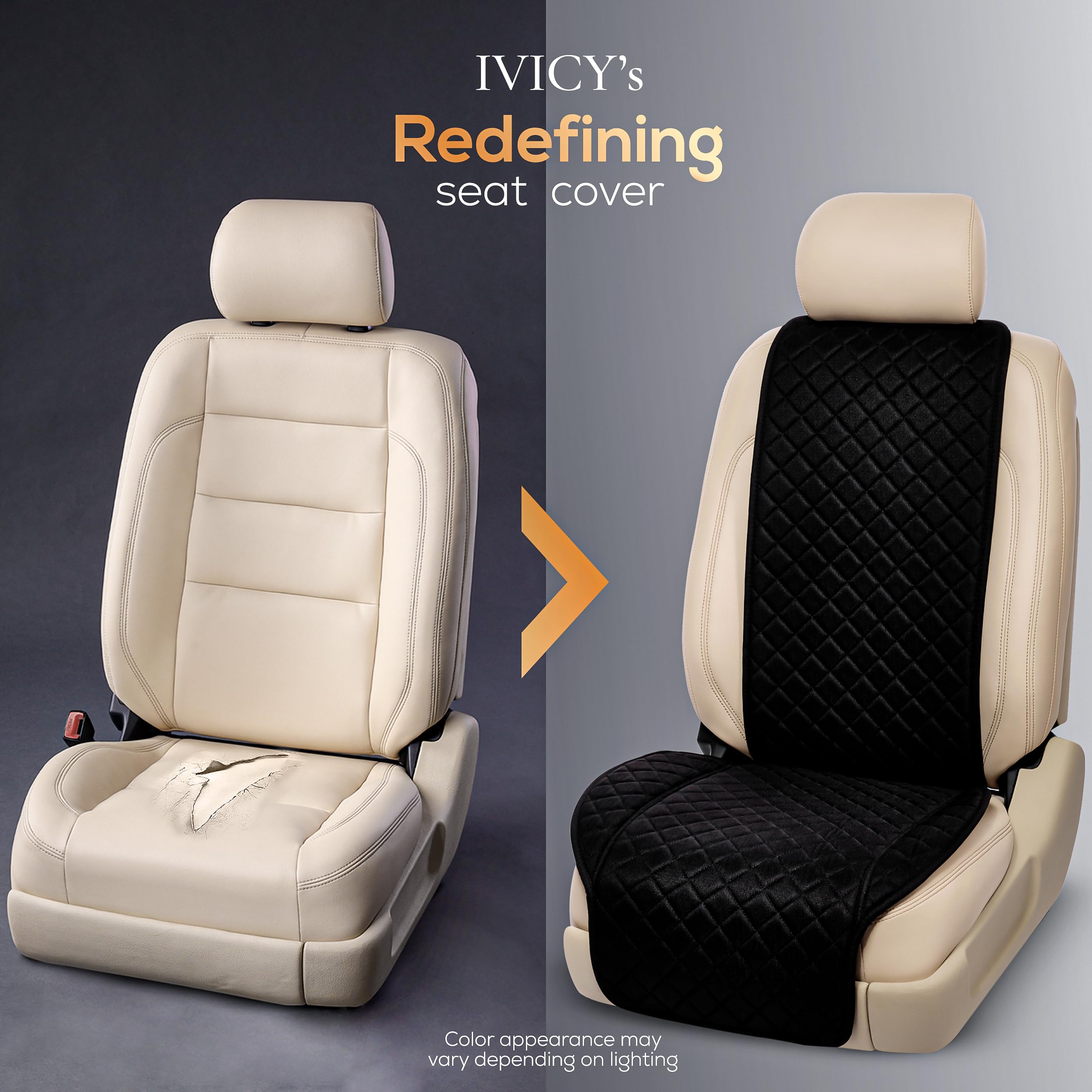 IVICY front seat cover offers all-season comfort for daily driving.