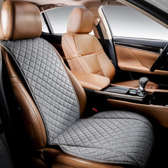 IVICY front-seat cover in cool gray protects upholstery from spills while driving