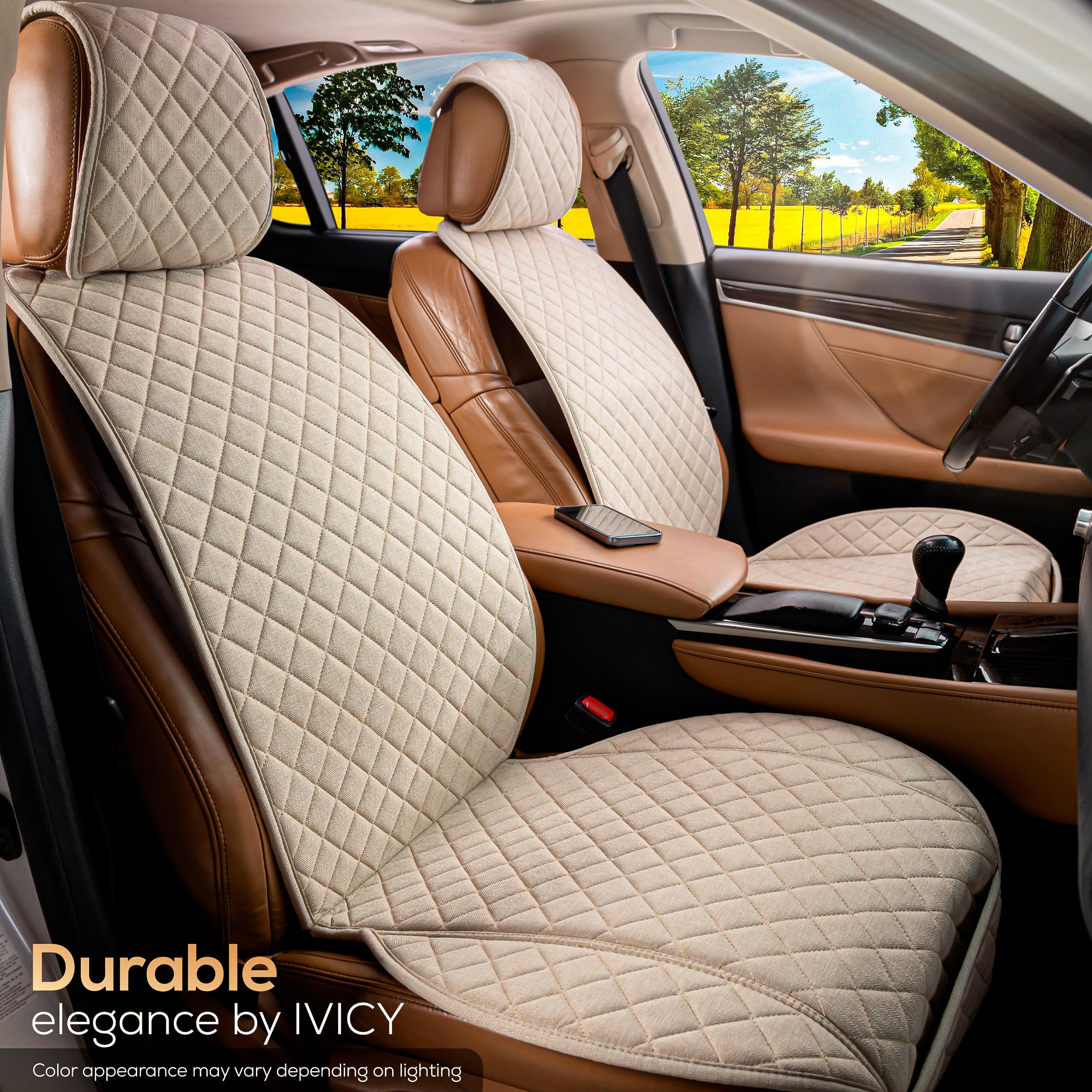 IVICY light beige color complements most interiors.
