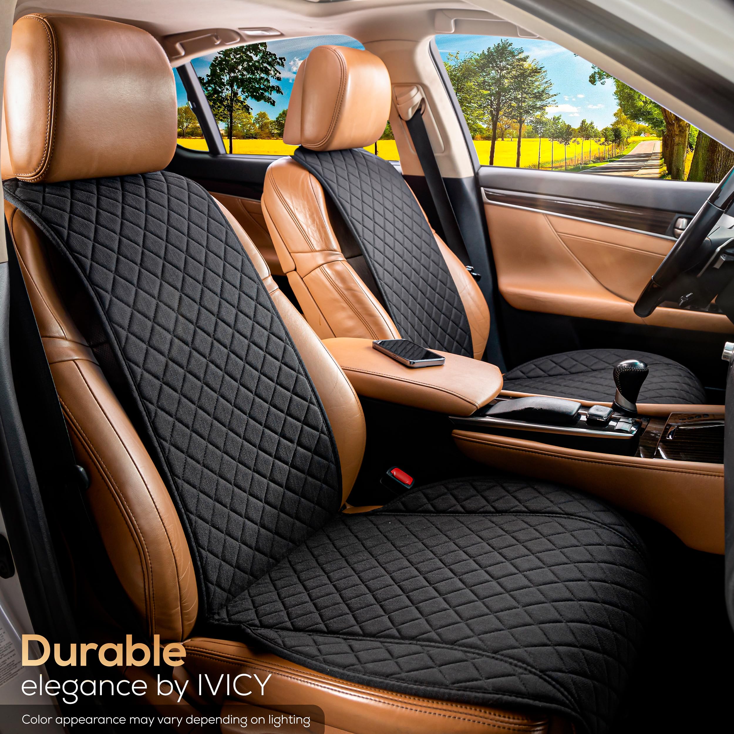 IVICY protects against spills and dirt during family road trips.
