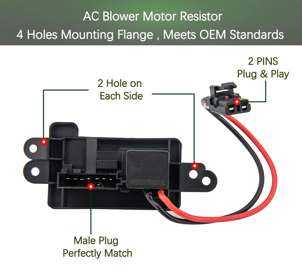 IVONNEY aluminum and plastic resistor module detail
