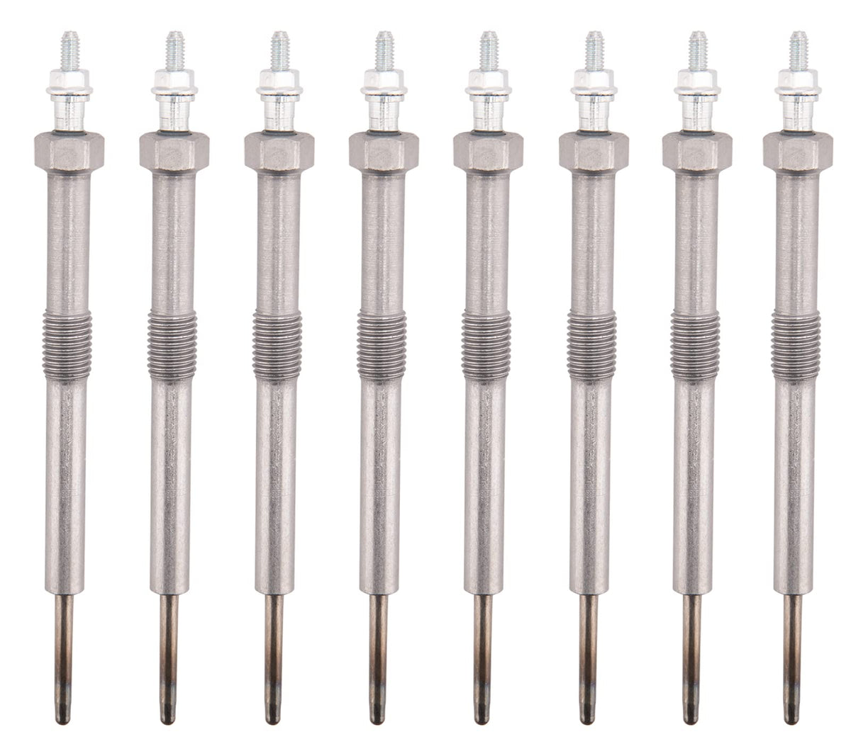 IVONNEY 9G glow plug for Duramax in engine bay boosts cold-start reliability.