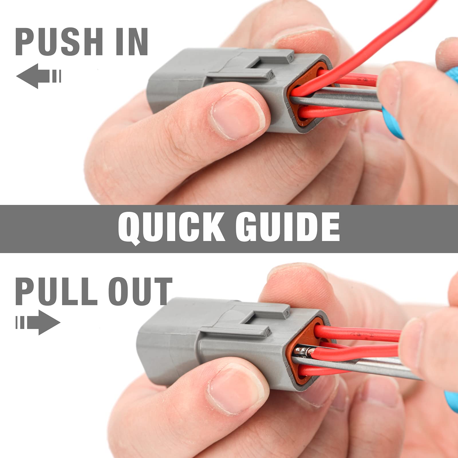 DR03 tip for 14–16 AWG wires supports tougher connections.
