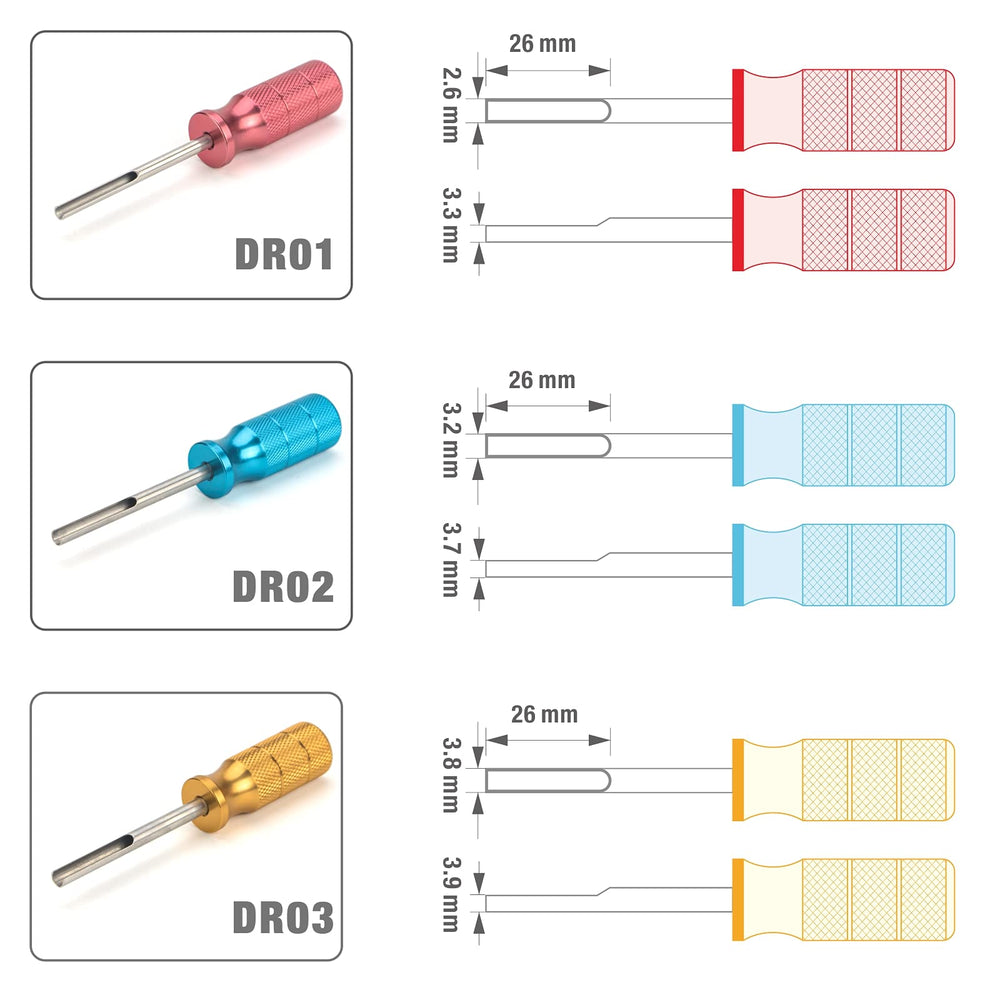 Ideal for automotive and industrial Deutsch terminals.