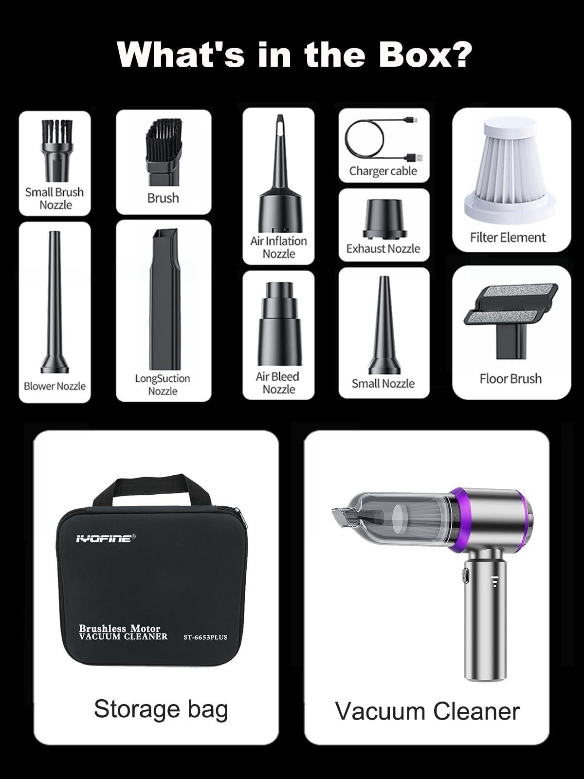 IYOFINE multi-function blower and inflate mode for outdoor use