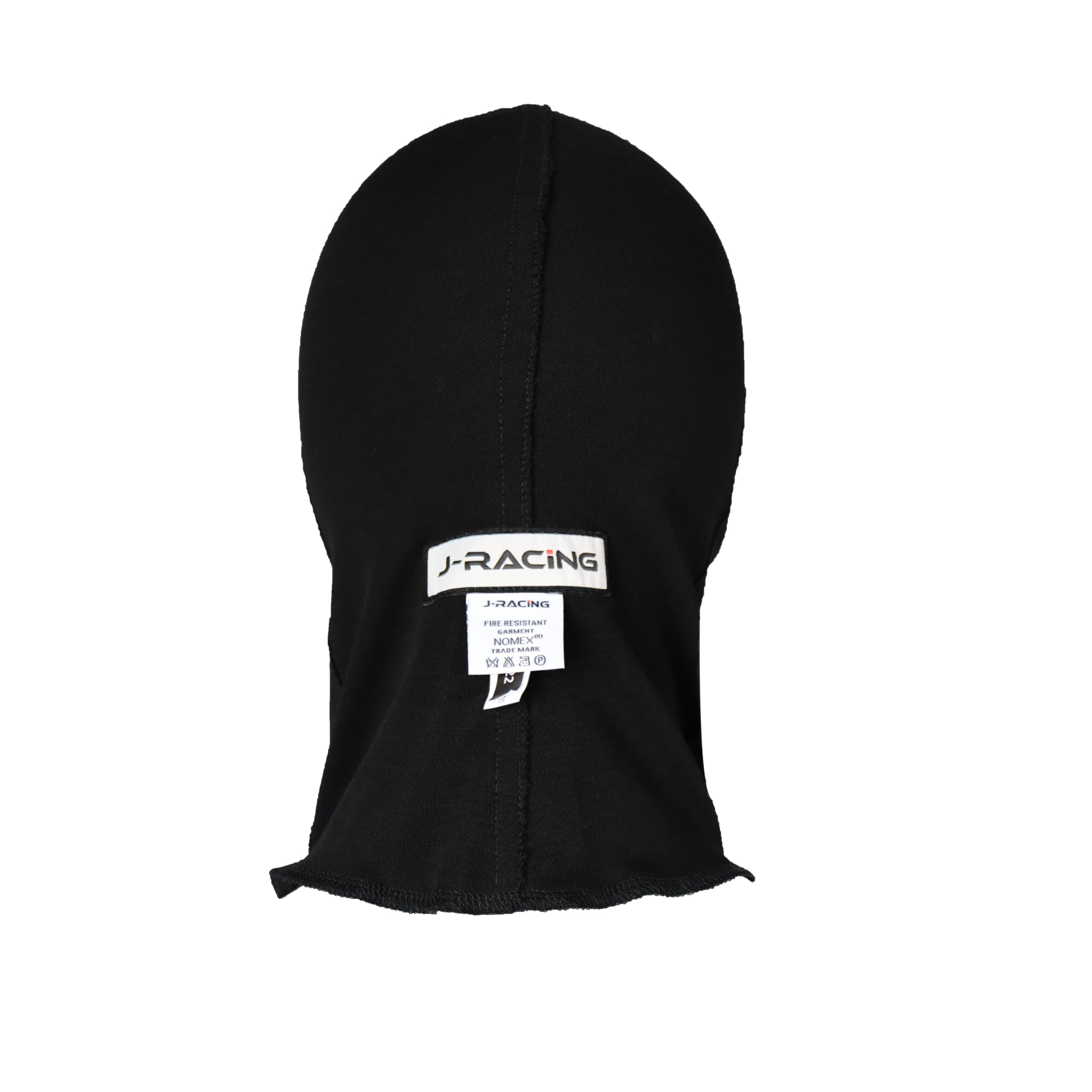 J-RACING Balaclava 4-way stretch knit conforms to head and moves with you.