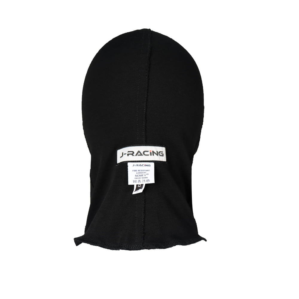 J-RACING Balaclava 4-way stretch knit conforms to head and moves with you.
