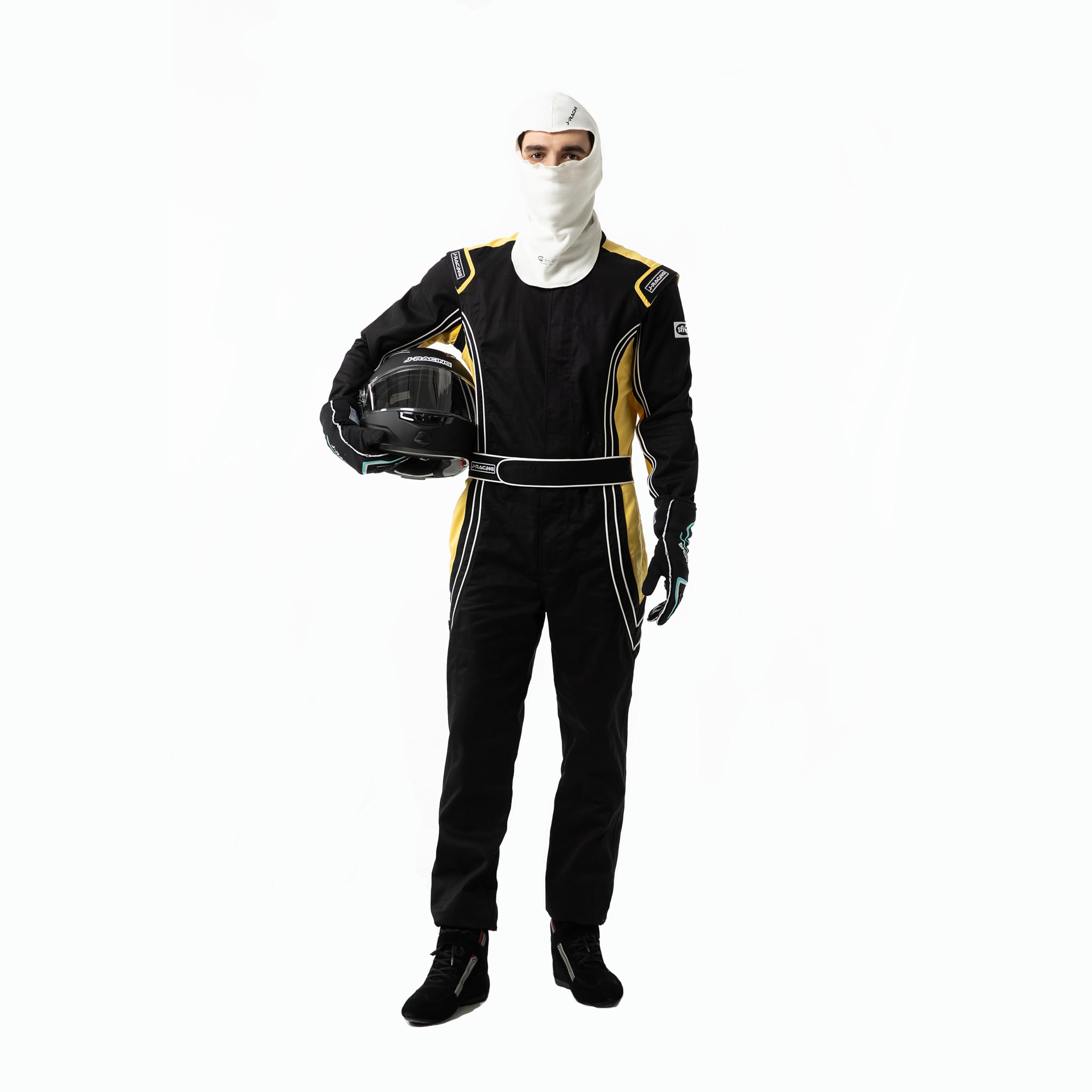 J-RACING Balaclava ideal for auto racing, karting, and track days