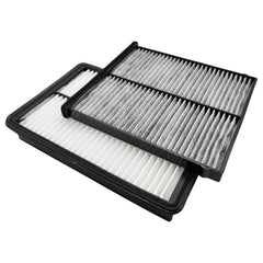 J1YL2C cabin air filter closeup showing filtration media