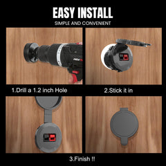 Replacement 12V/24V car socket connection by JacEnergy for versatile charging