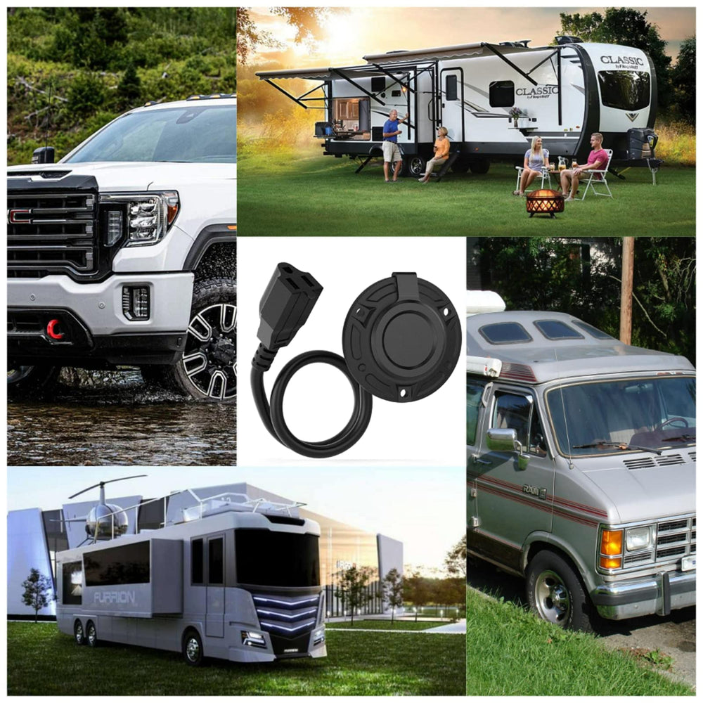 JacEnergy trailer and RV use enables simple, ready shore power connections.