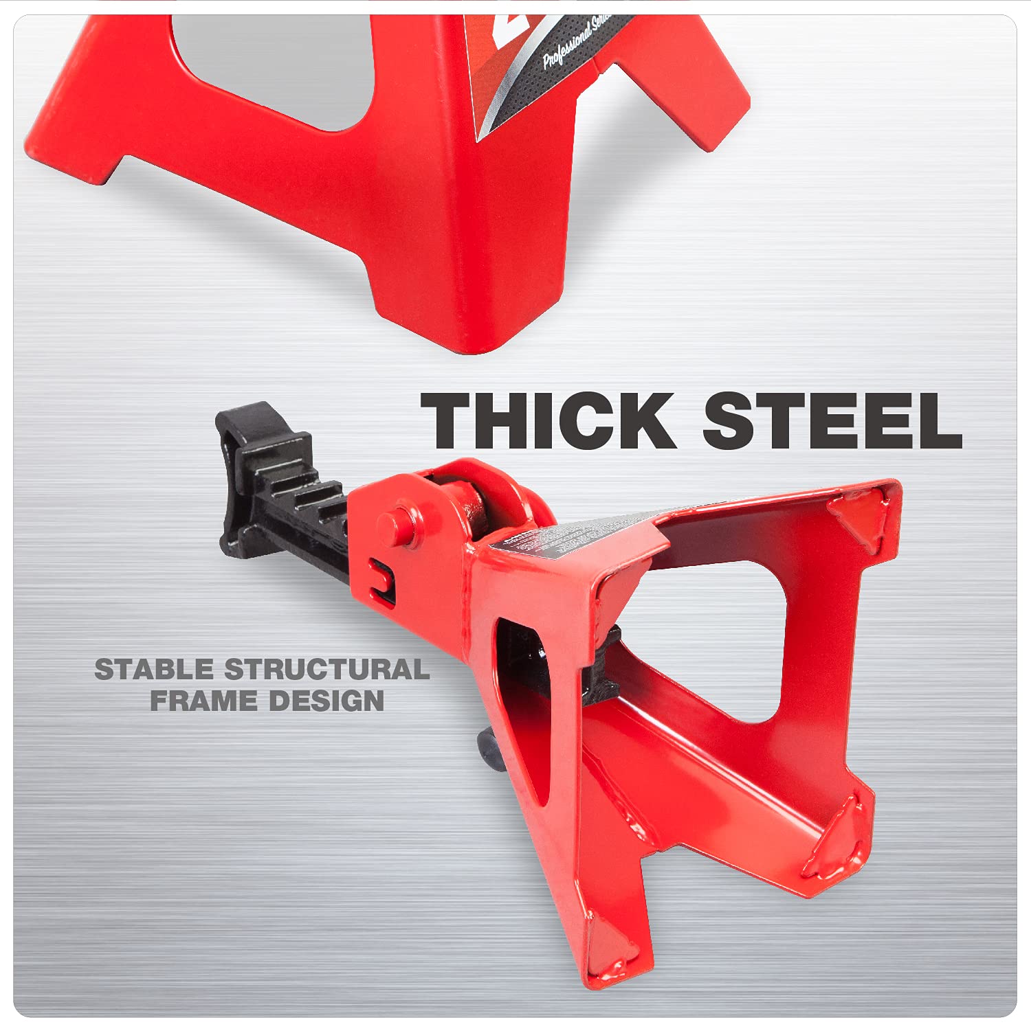 Jack Boss Adjustable sawtooth design ensures secure engagement under load.