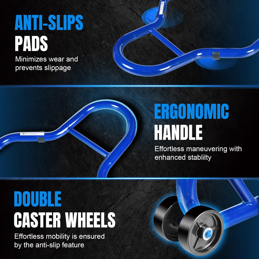 Jack Boss paddock stand with removable design for easy assembly and storage
