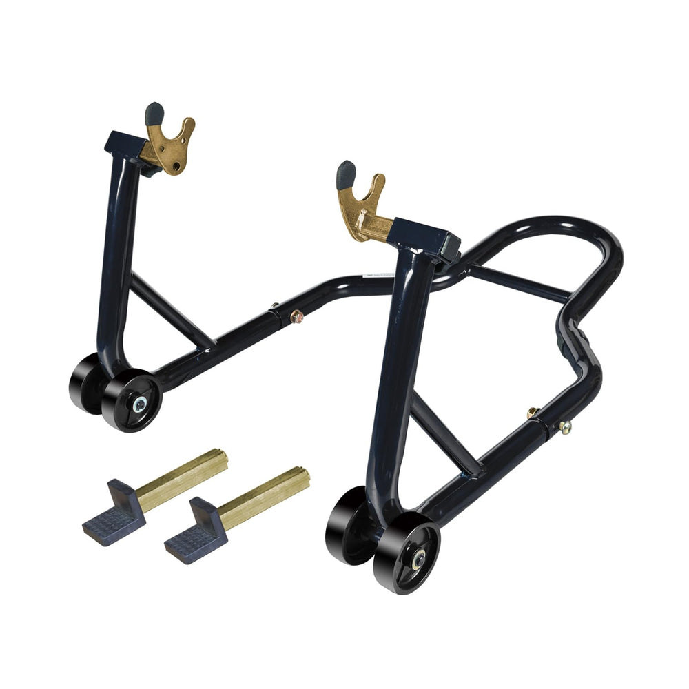 Jack Boss rear combo stand lifting a sport bike safely for maintenance