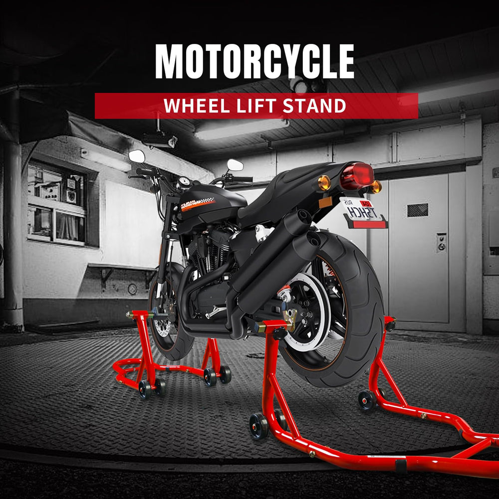 Jack Boss removable paddock stand stores compactly after use.
