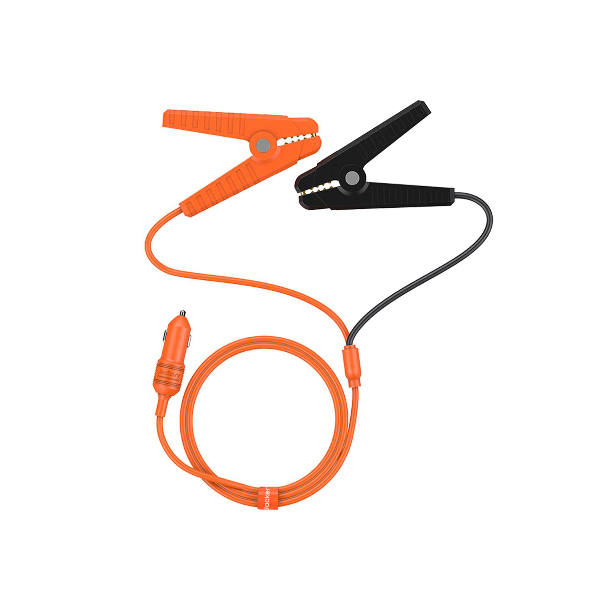 Jackery 12V car charging cable with alligator clips for on-the-go power