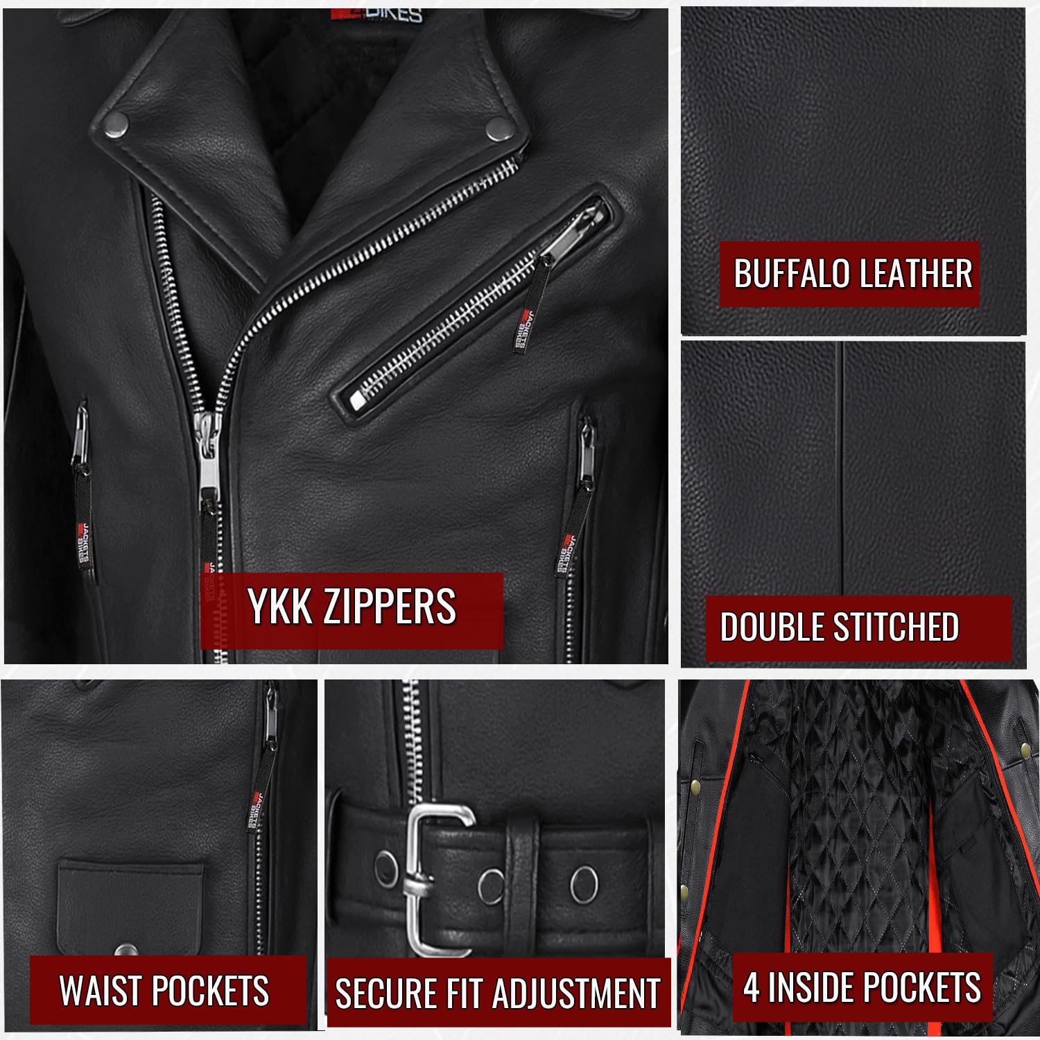 Jackets 4 Bikes ICONIC jacket waist buckle for secure, adjustable fit