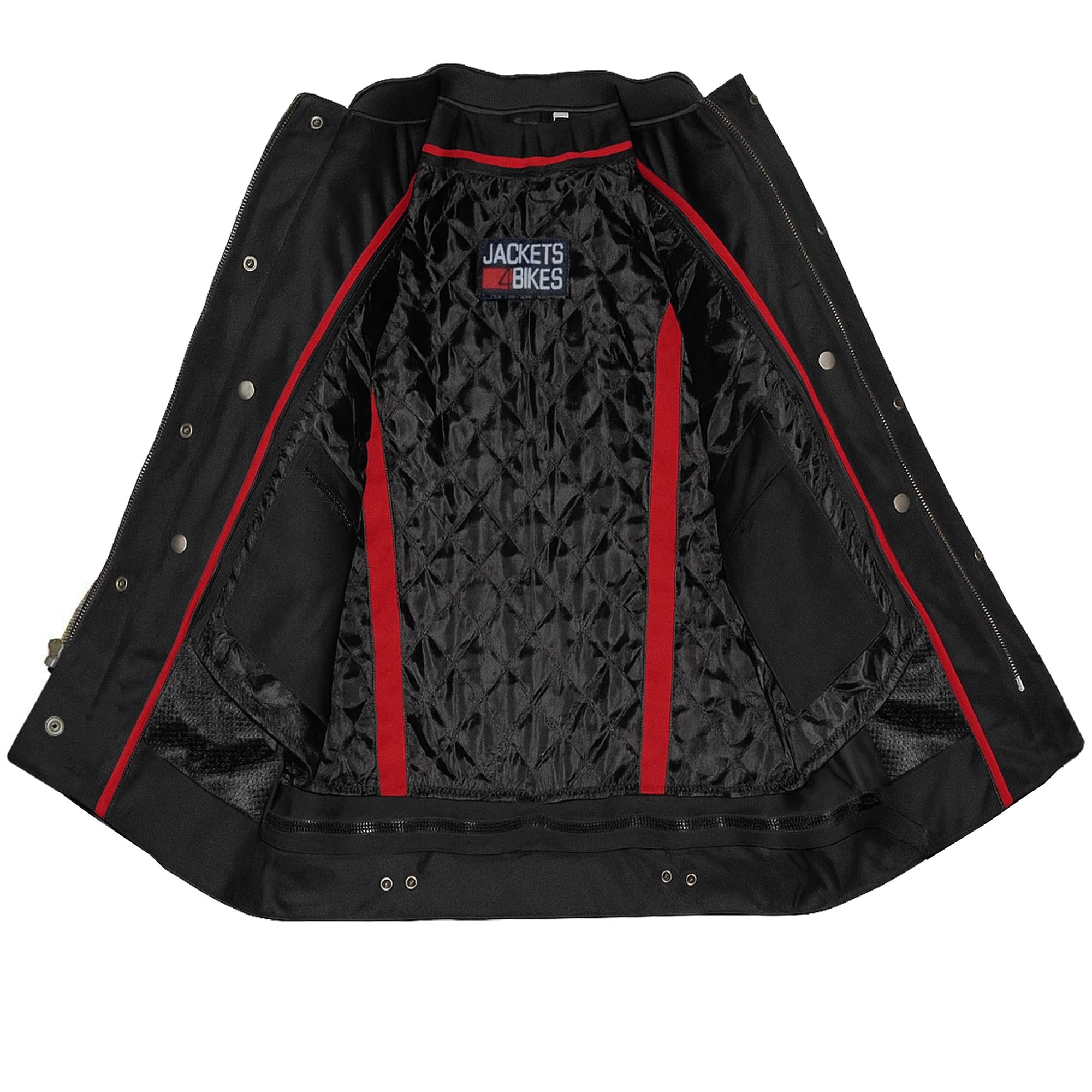 Jackets 4 Bikes COMMUTER back view with patch-ready panel for customization