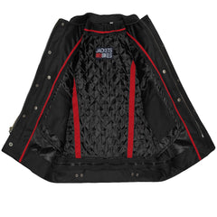 Jackets 4 Bikes COMMUTER back view with patch-ready panel for customization