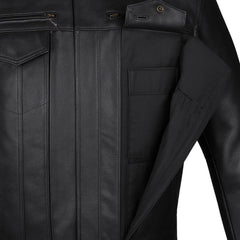 Buffalo leather texture close-up shows durability and flexibility