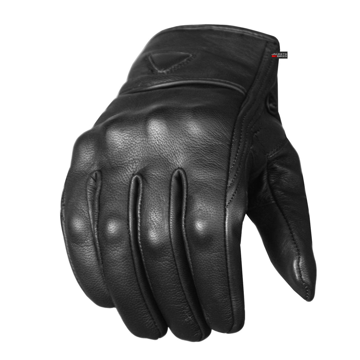 Jackets 4 Bikes leather gloves close-up shows premium craftsmanship and durability.
