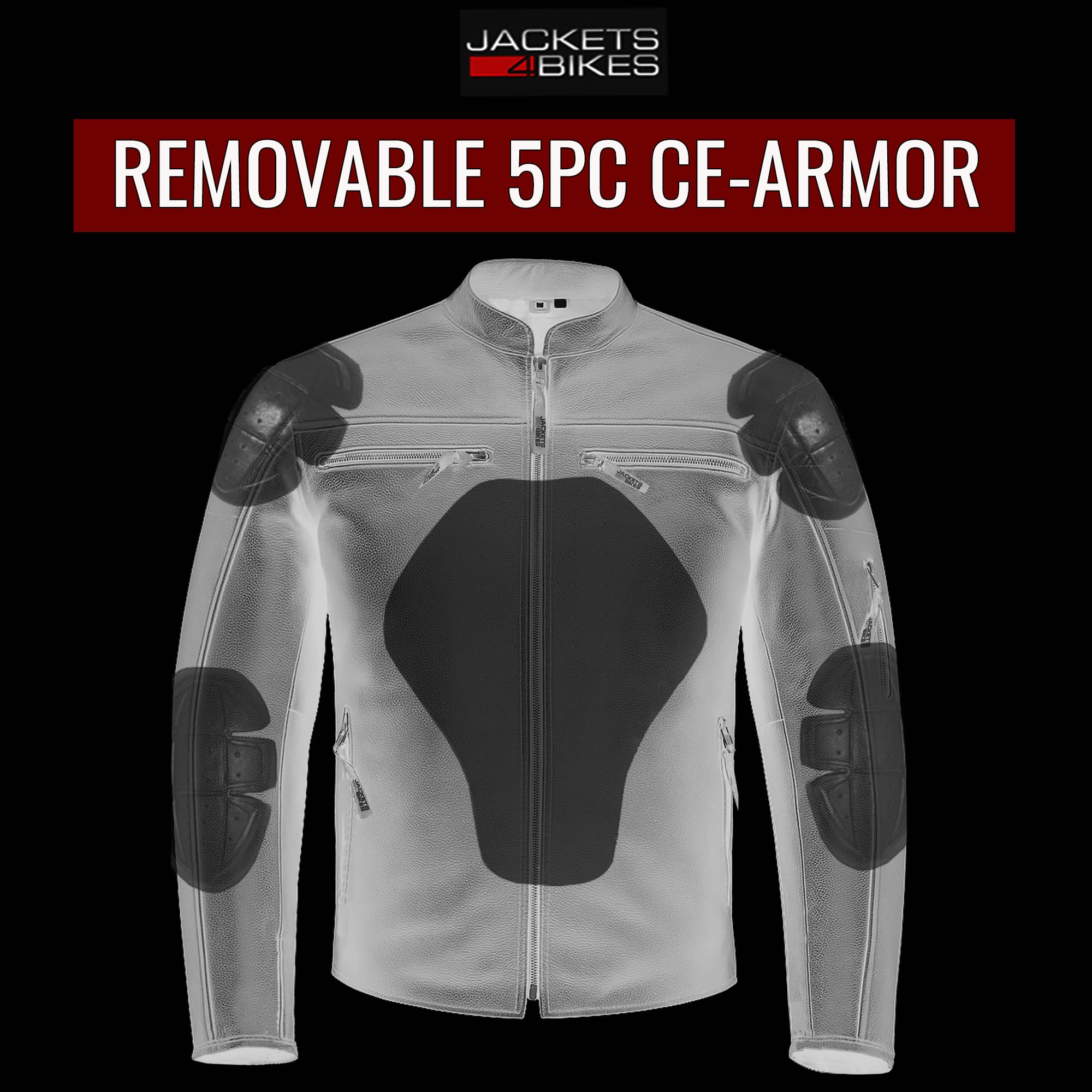 Jackets 4 Bikes Revolt adjustable cuffs and closures for a personalized fit.