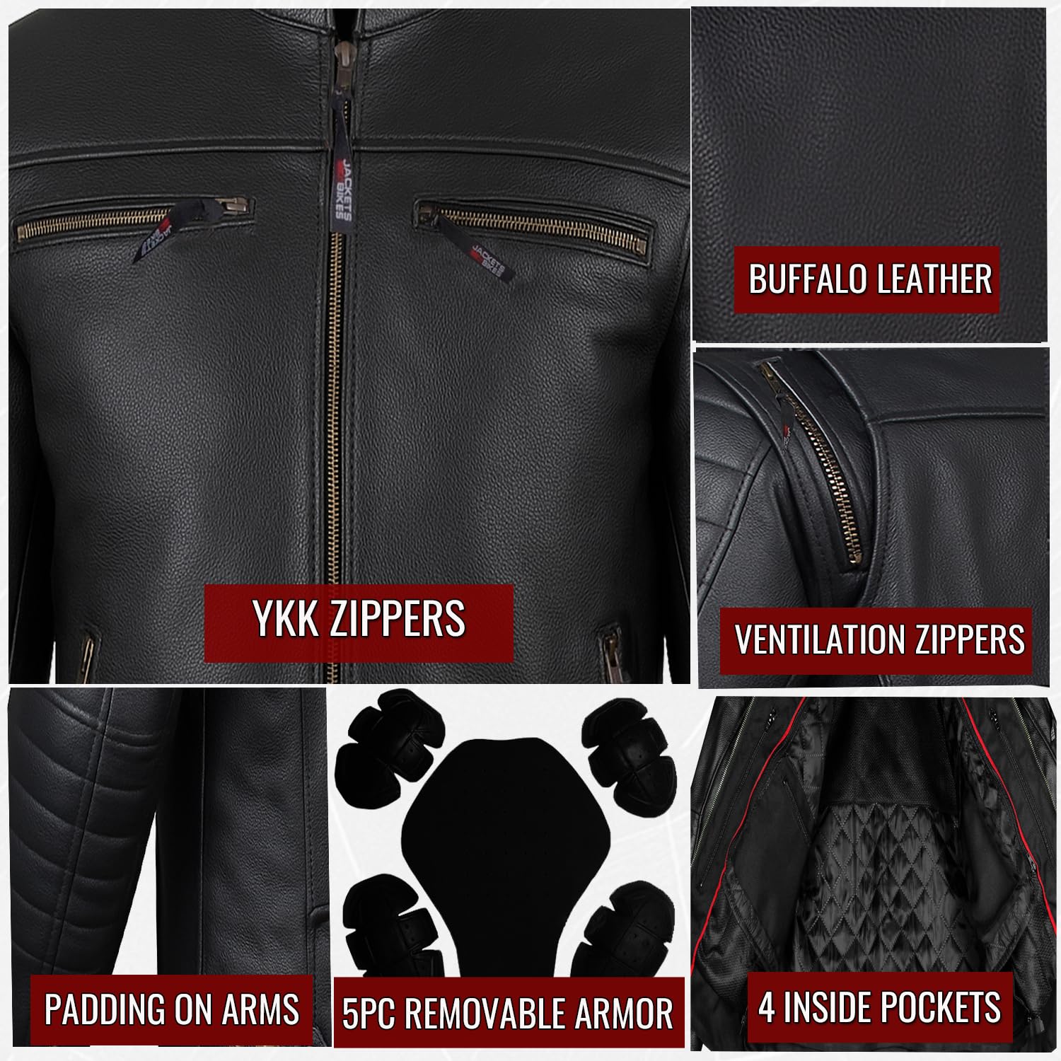 Jackets 4 Bikes Revolt outside pockets offer quick access for valuables.