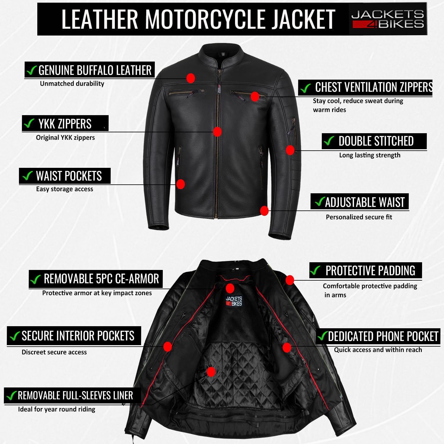 Jackets 4 Bikes Revolt removable liner allows adaptable warmth across seasons.