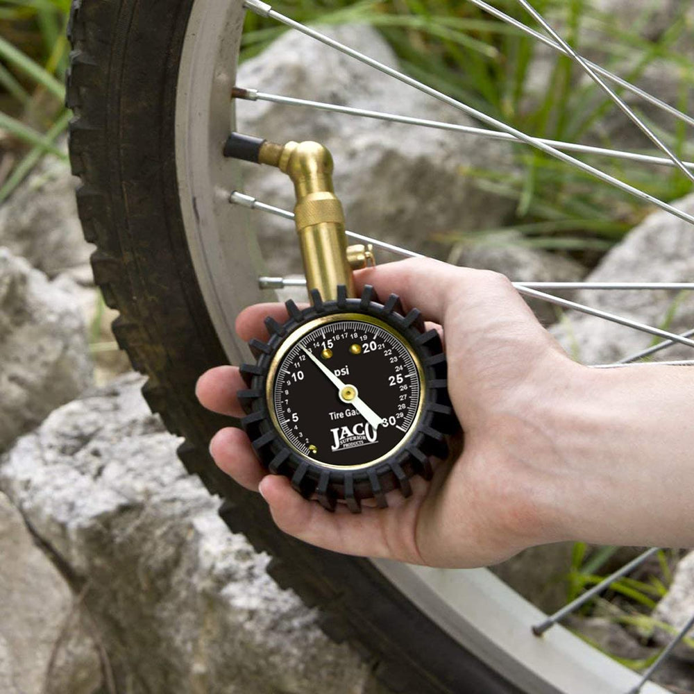 JACO Elite rugged brass body protected by a rubberized guard against drops.