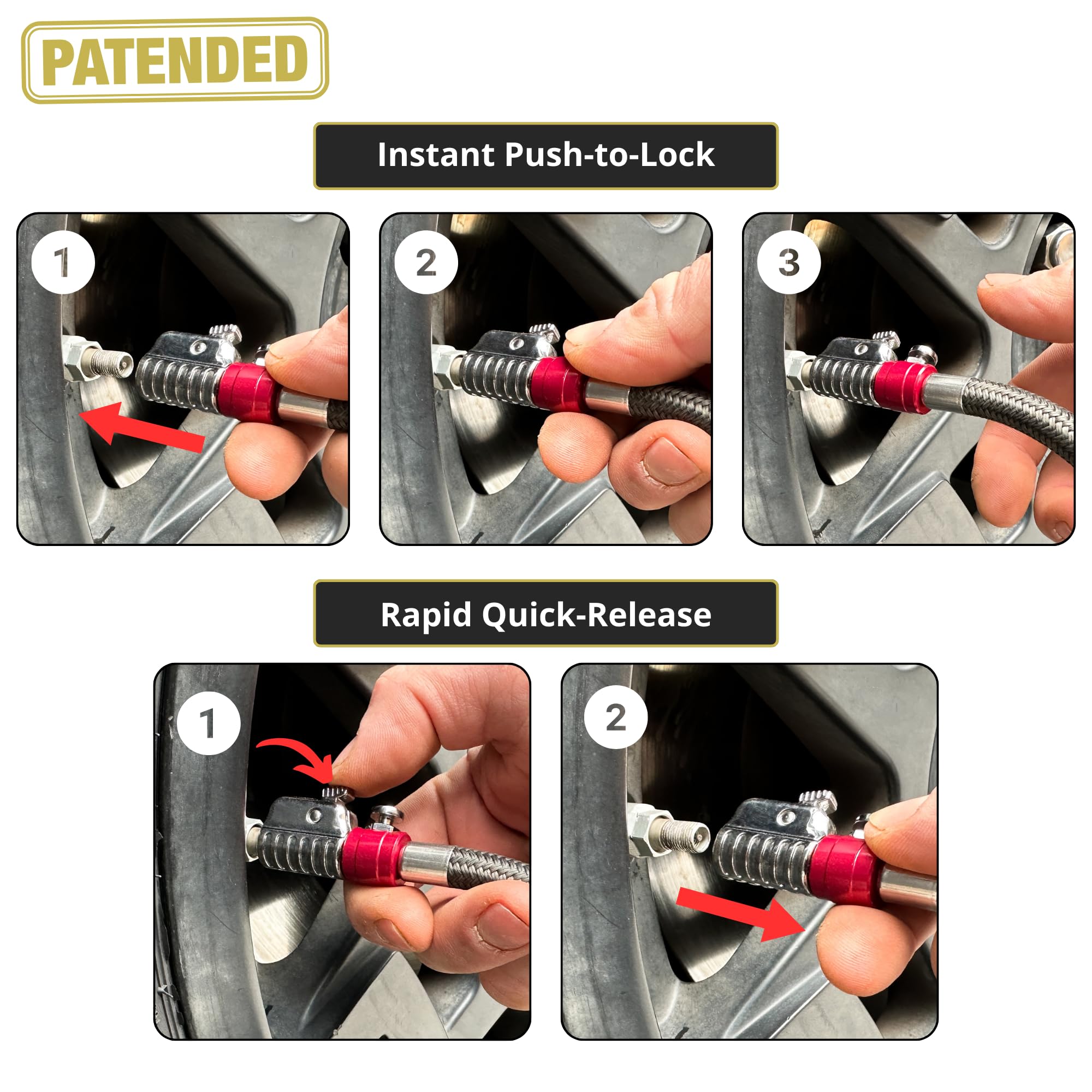 JACO ElitePro-X air bleeder valve enables fast controlled adjustments
