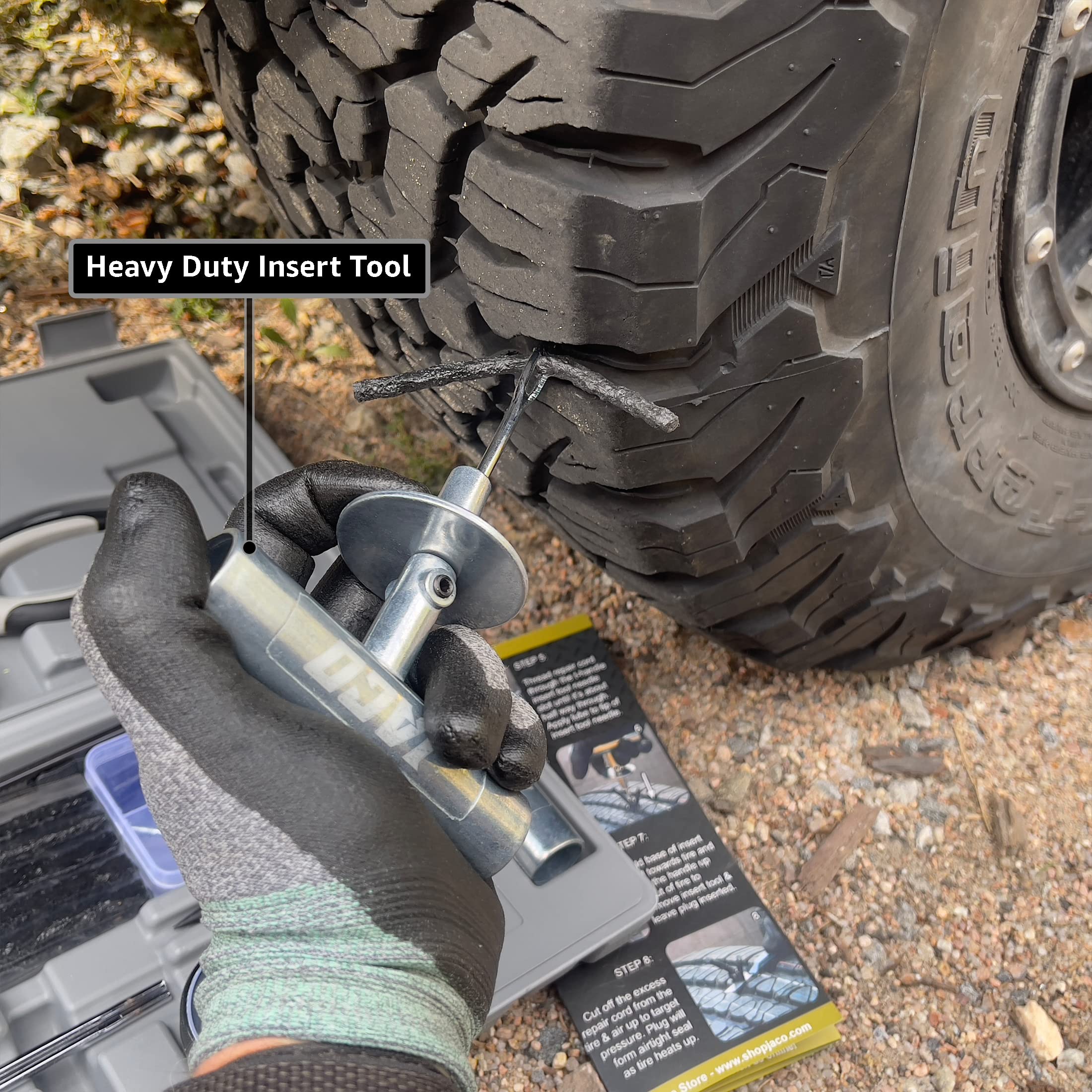 JACO TRX-50 valve tool and cores for fast tire service.