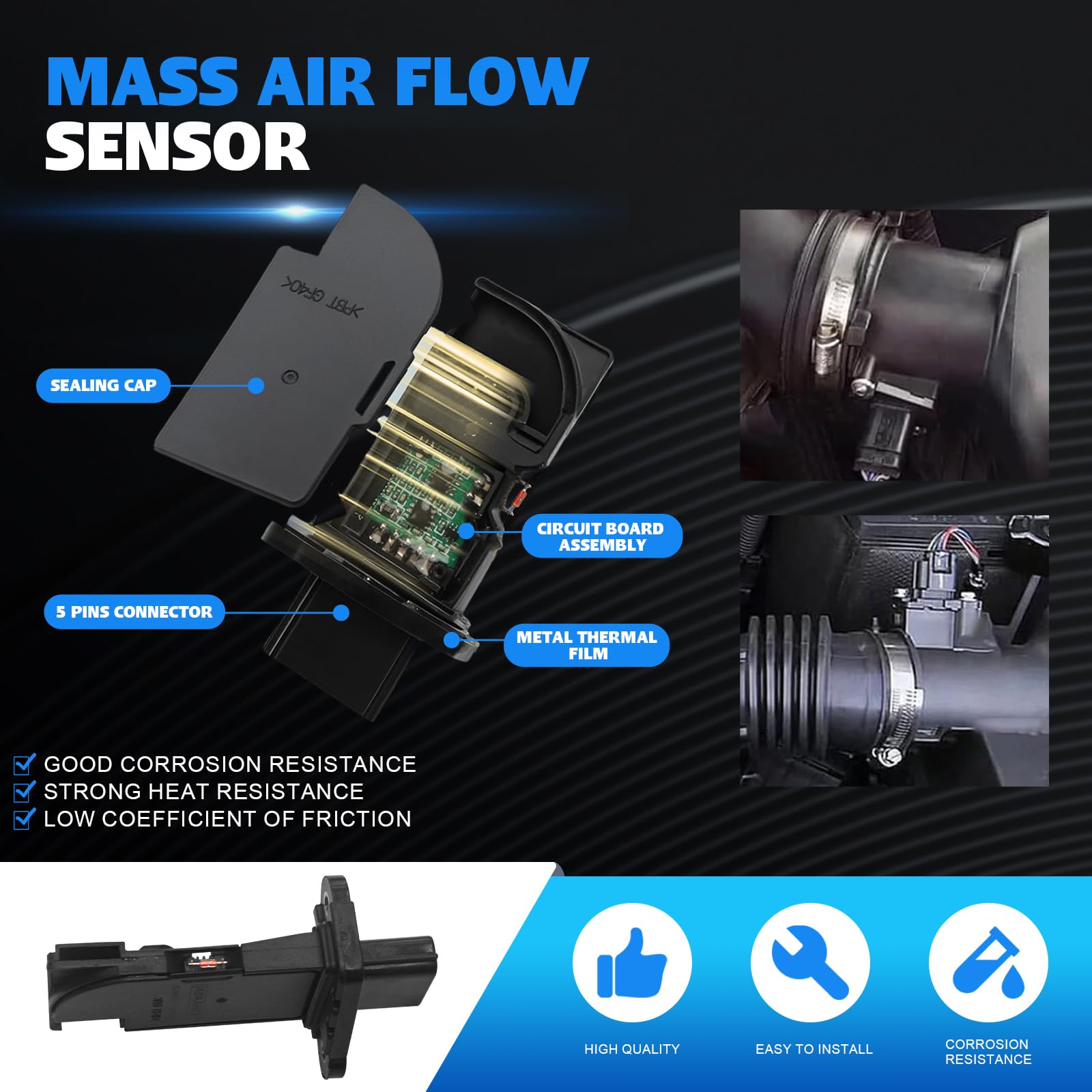 JADRANCI 22680-1MG0A MAF sensor packaging protects contents during shipping