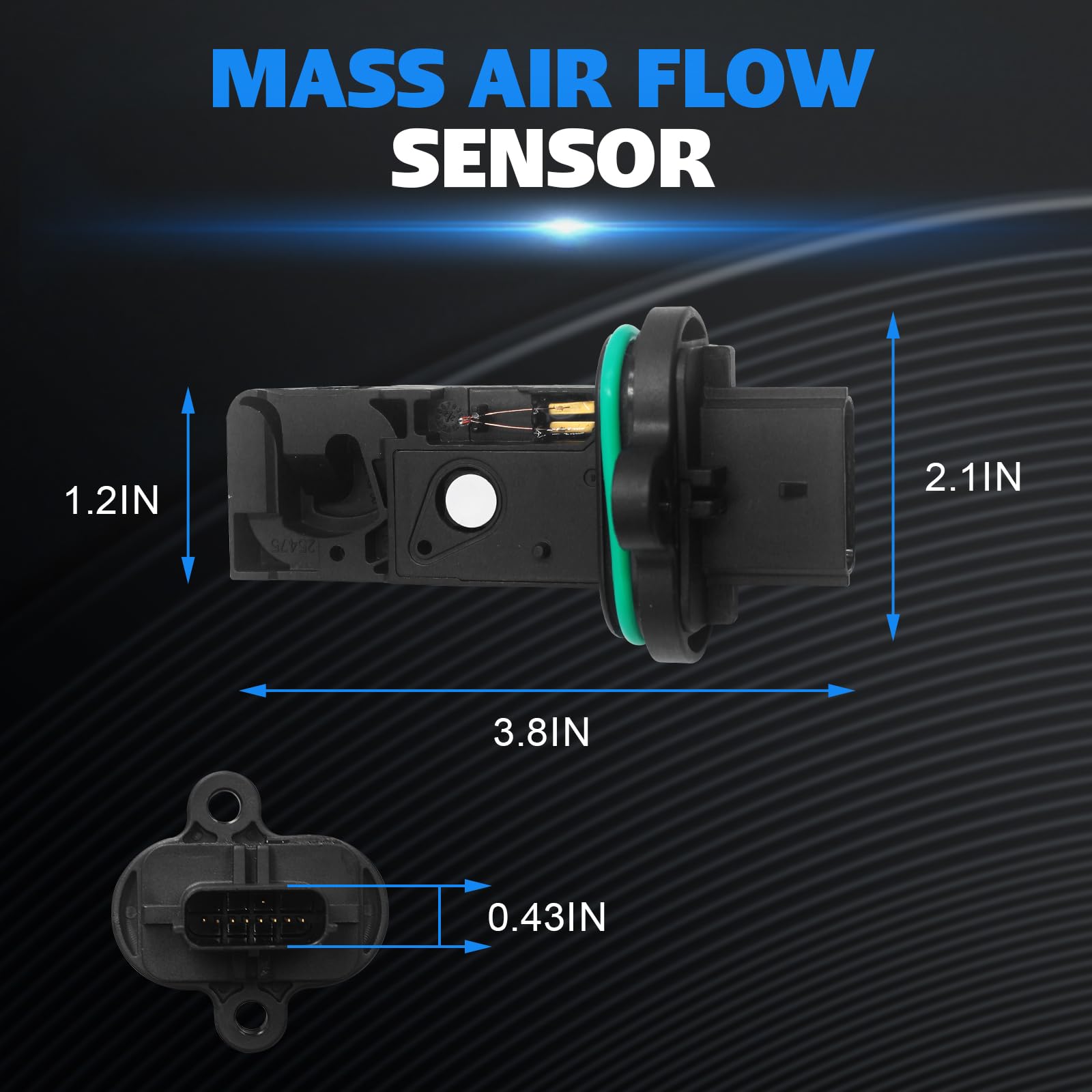 JADRANCI MAF sensor model number label closeup confirms compatibility